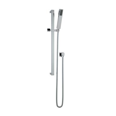 Sheer Rectangular Slide Rail Kit with Shower Handset, Hose & Outlet Elbow - Chrome